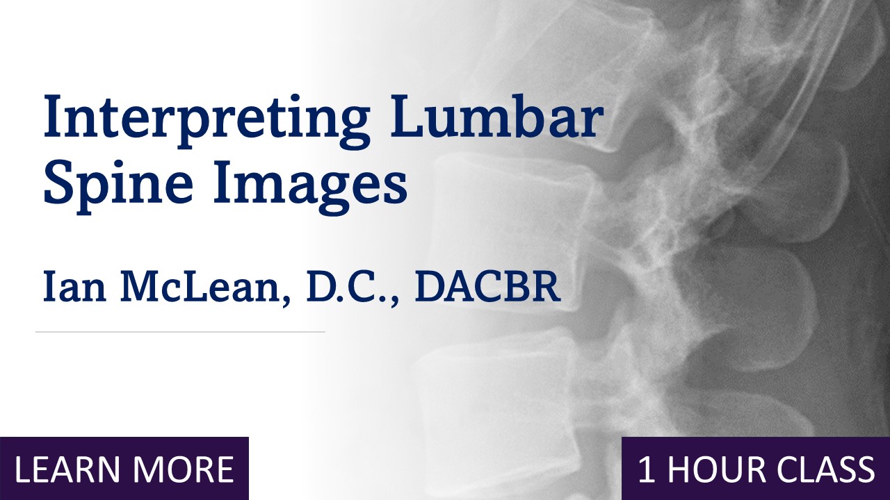 Radiology How To: Interpreting Lumbar Spine Images